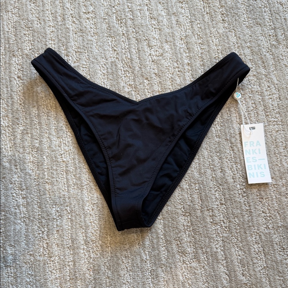 Frankie's Bikinis Classic Black Swim Bottom